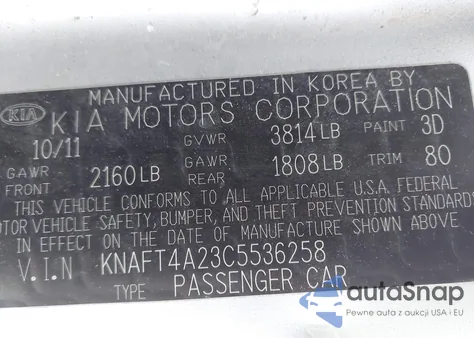 KNAFT4A23C5536258